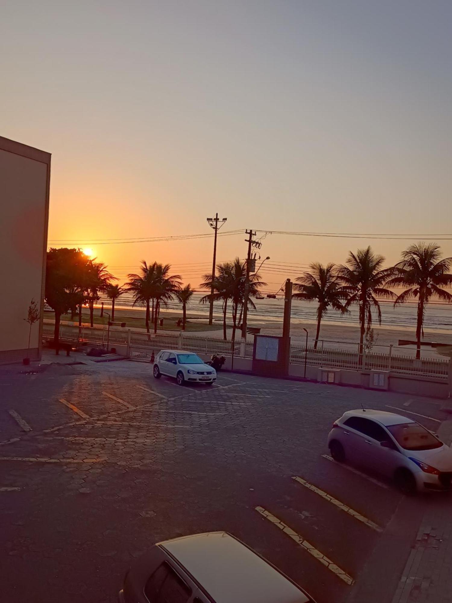 Kitnet Frente Pro Mar Em Vila Caicara, Portaria 24 Hs E Wifi Praia Grande  Bagian luar foto